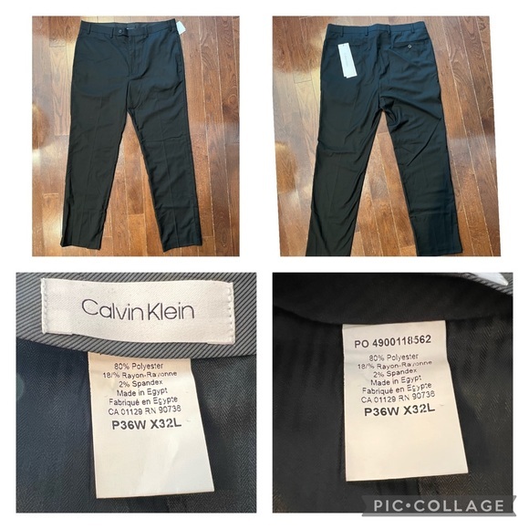 Calvin Klein Men's Slim-Fit Dress Pants - Picture 15 of 16